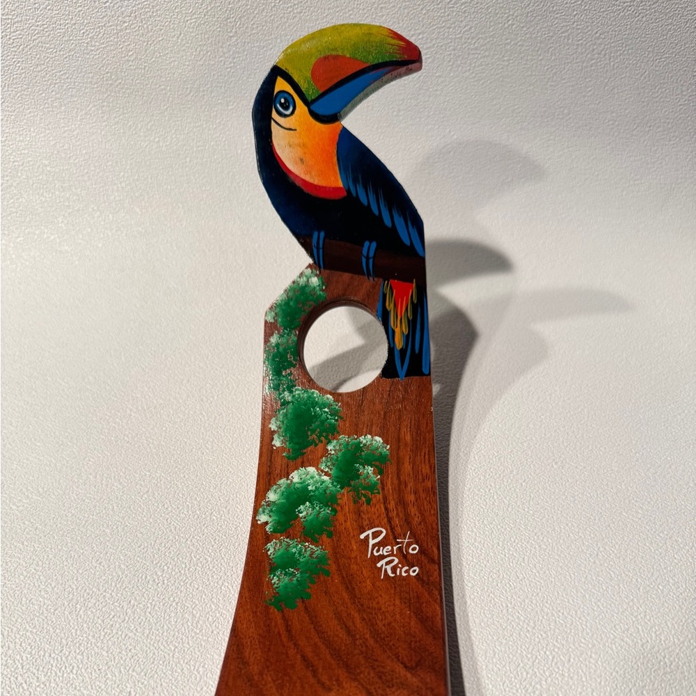 ✅ Hand painted Wooden Wine Bottle Holder
